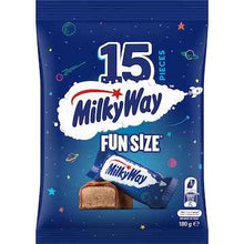Milky Way Milk Chocolate Mini Bars Party Share Bag 15 Pieces 180g 15 pack