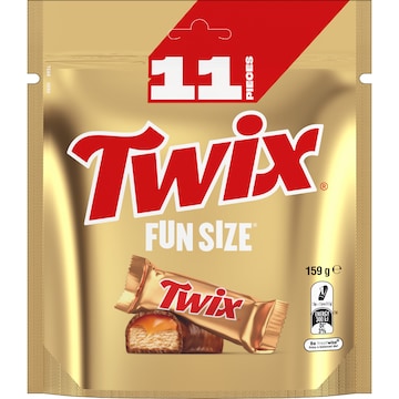 Twix Milk Chocolate Party Share Bag 11 Pieces 159g