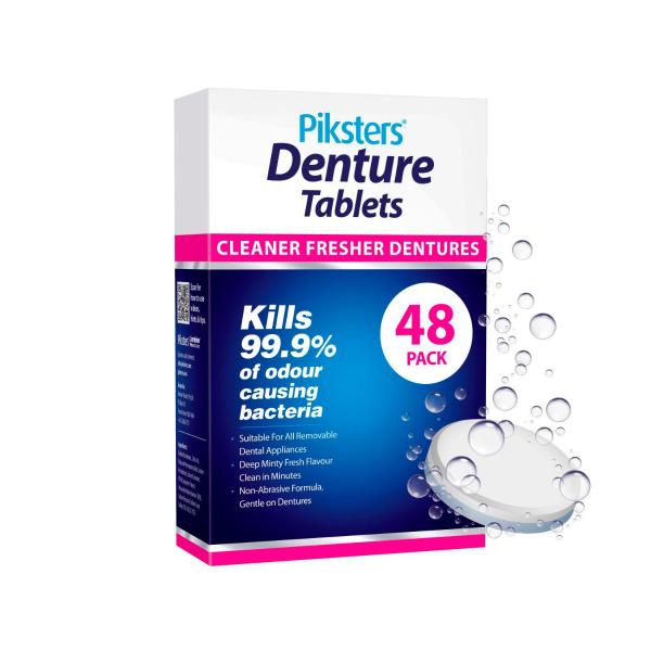PIKSTERS DENTURE TABLETS 48 PACK