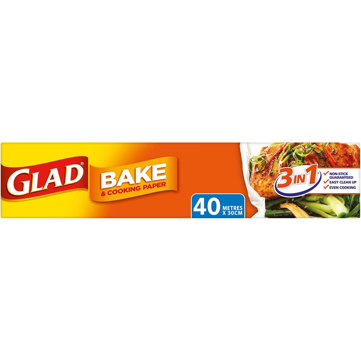 Glad Bake & Cooking Paper 40m