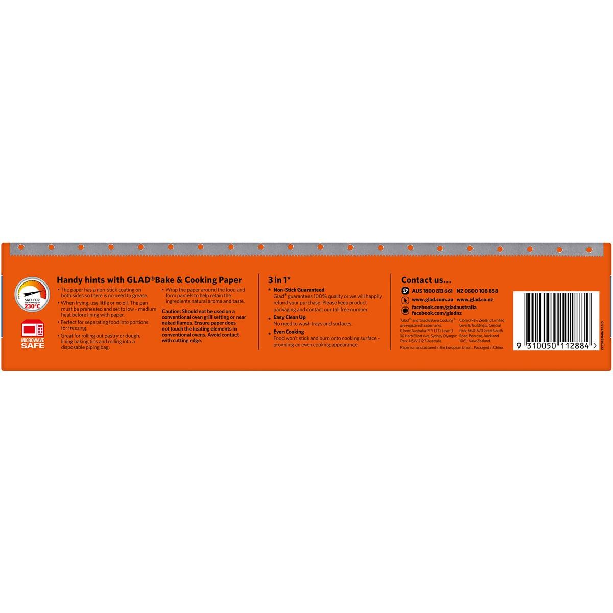 Glad Bake & Cooking Paper 40m