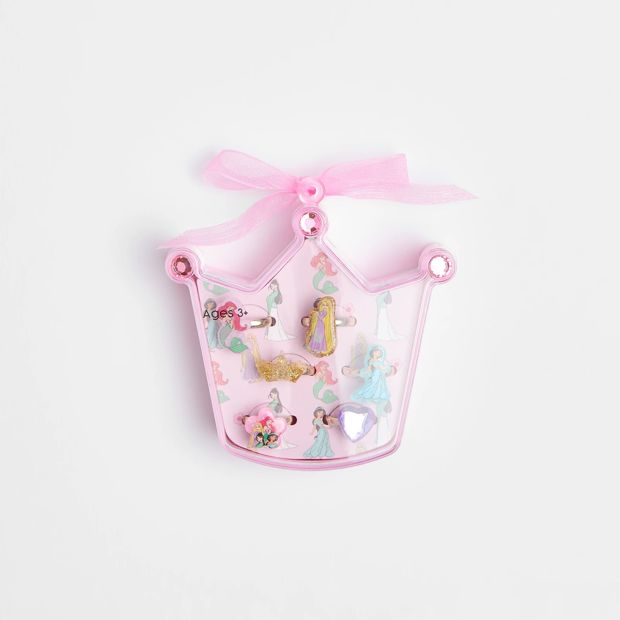 Kids Licensed Disney Princess Rings Set