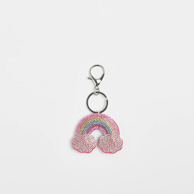 Kids Sparkle Rainbow Bag Charm