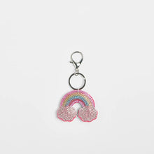 Kids Sparkle Rainbow Bag Charm