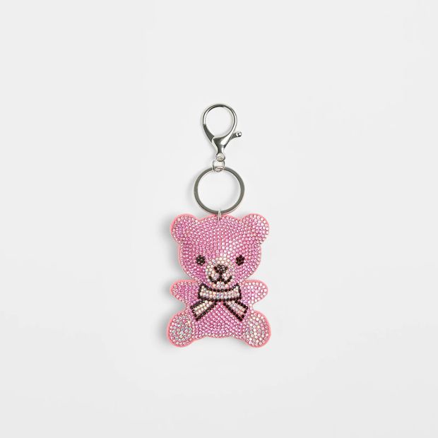 Kids Sparkle Teddy Bear Bag Charm