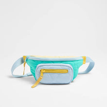 Kids Colour Block Quilted Bumbag