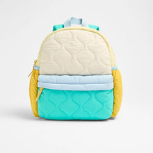 Kids Colour Block Quilted Backpack