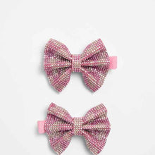 Kids 2 Pack Mini Sparkle Bow Clips