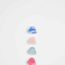 Kids 4 Pack Mini Heart Claw Clips