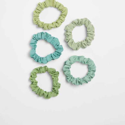 Kids 5 Pack Pastel Scrunchies
