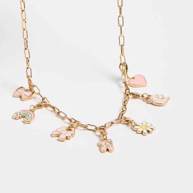 Kids Ballet Charm Necklace