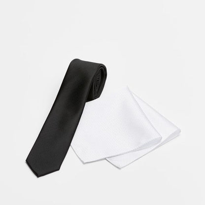 Mens Tie and Pocket Square Set