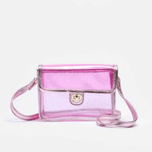 Kids Metallic Splice Trim Crossbody Bag