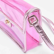 Kids Metallic Splice Trim Crossbody Bag