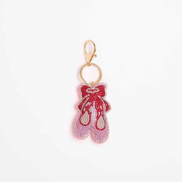 Kids Sparkle Ballet Shoes Bag Charm