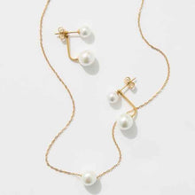 Waterproof 2 Pack Faux Pearl Bead Jewellery Set