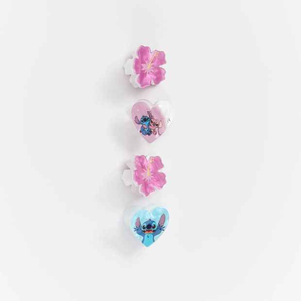 Kids Licensed Stitch 4 Pack Mini Claw Clips