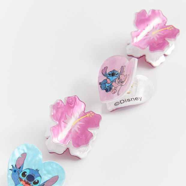 Kids Licensed Stitch 4 Pack Mini Claw Clips