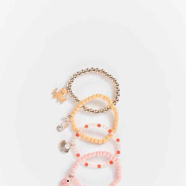 Kids 4 Piece Sea Theme Stretch Bracelet Set