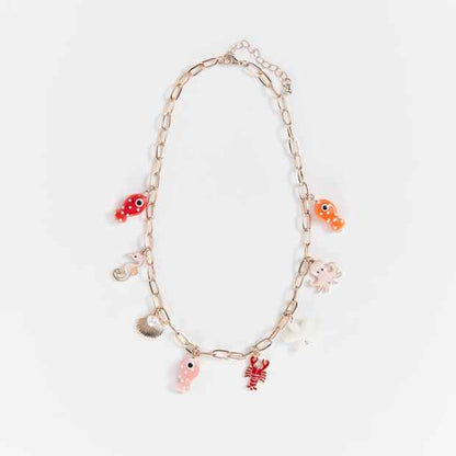 Kids Sea Theme Charm Necklace