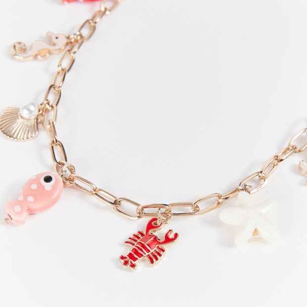 Kids Sea Theme Charm Necklace