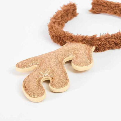 Kids Christmas Furry Reindeer Headband