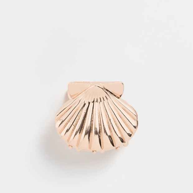 Metal Scallop Shell Hair Clip