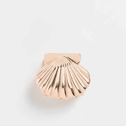 Metal Scallop Shell Hair Clip