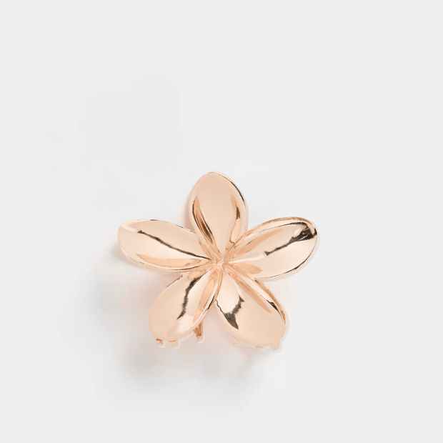 Metal Frangipani Hair Clip