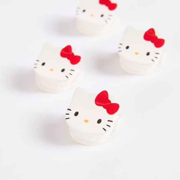 Kids Licensed Hello Kitty 4 Pack Mini Claw Clips