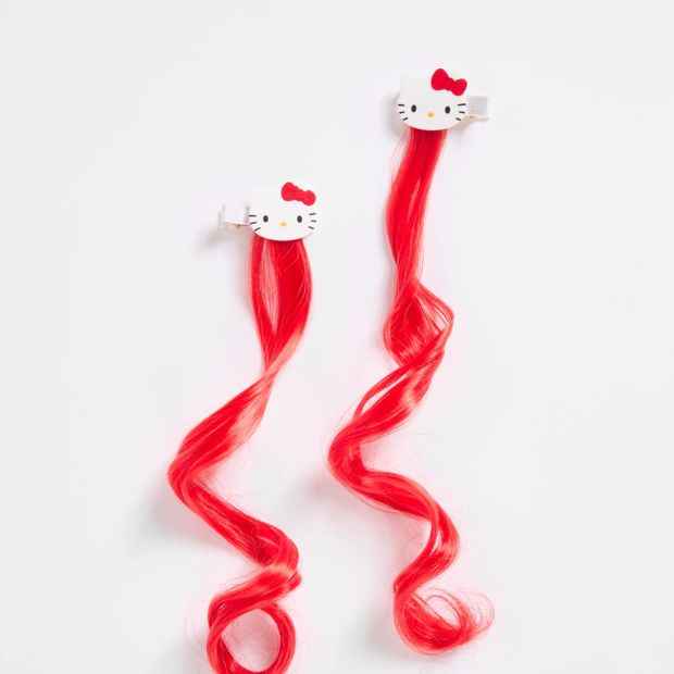 Kids Licensed Hello Kitty 2 Pack Faux Hair Clips