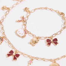 Kids Licensed Hello Kitty Charm Bracelet and Necklace Set