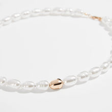 Irregular Faux Pearl Bead Necklace