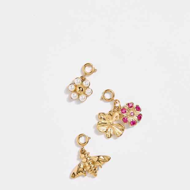 Waterproof 3 Pack Garden Theme Charm Set
