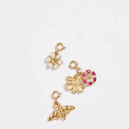 Waterproof 3 Pack Garden Theme Charm Set