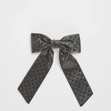 Sparkle Satin Bow Barette