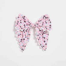 Kids Floral Ric Rac Bow Barette