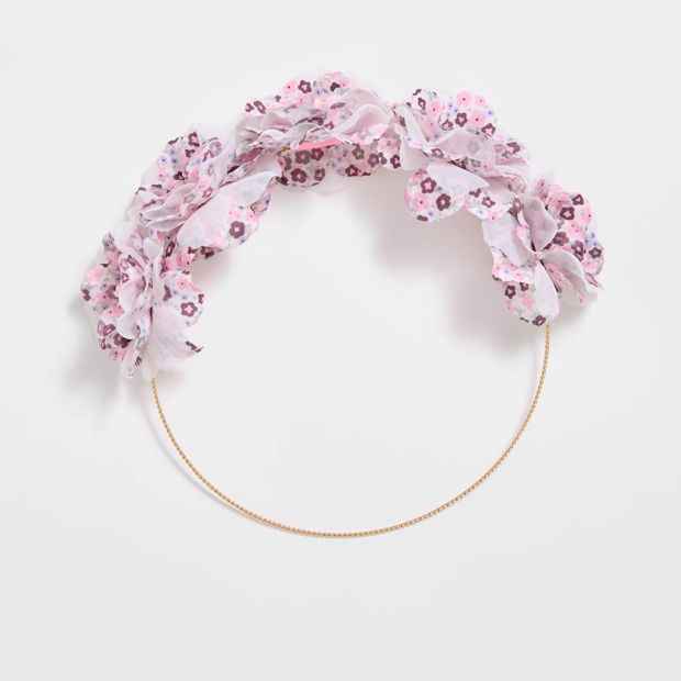 Kids Floral Print Flower Crown