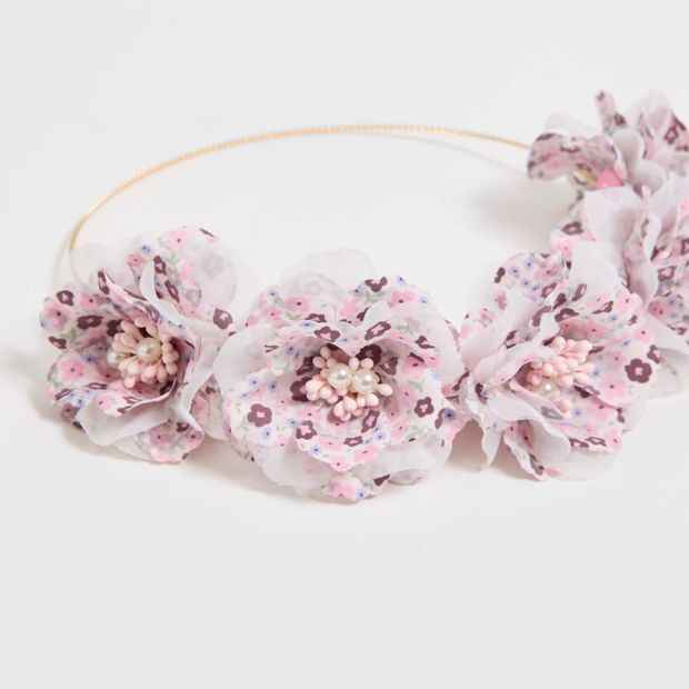 Kids Floral Print Flower Crown