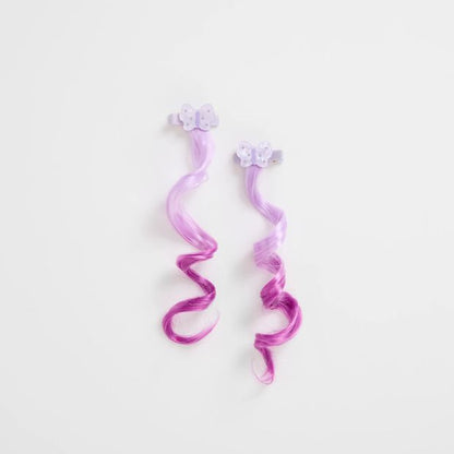 Kids 2 Pack Butterfly Faux Hair Clips