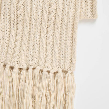 Chunky Cable Knit Scarf