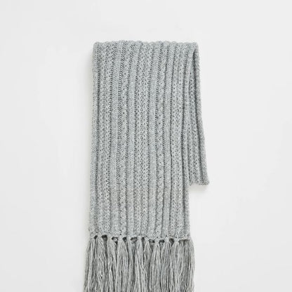 Chunky Cable Knit Scarf