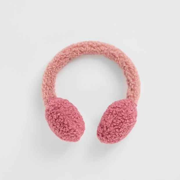 Plush Lined Ear Warmers for Kids