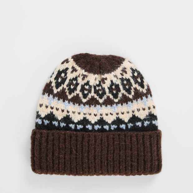 Chunky Fair Isle Beanie