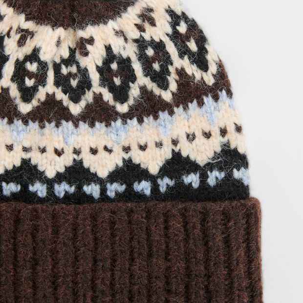 Chunky Fair Isle Beanie