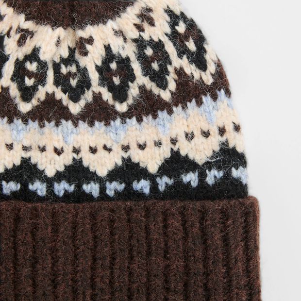 Chunky Fair Isle Beanie
