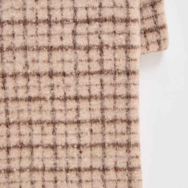 Brushed Mini Check Scarf