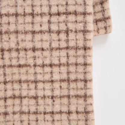 Brushed Mini Check Scarf