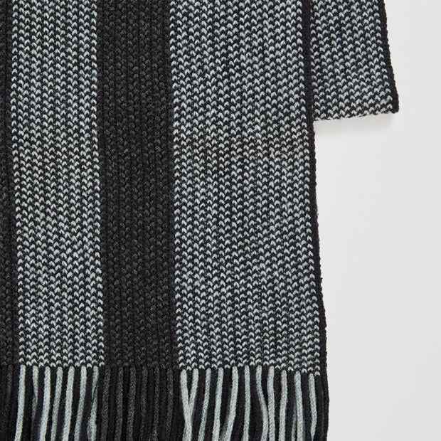 Striped Knit Scarf