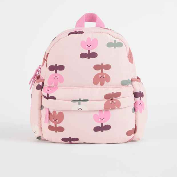 Kids Printed Tulips Backpack